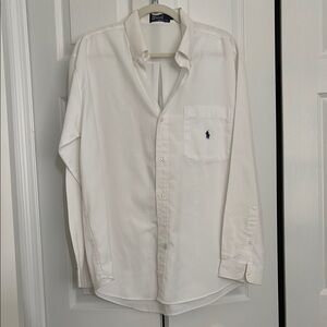 Polo Ralph Lauren White Oxford Classic Fit Shirt
